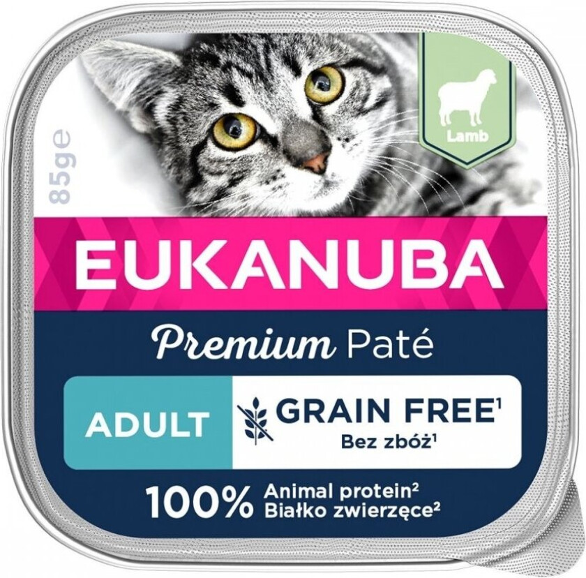 Eukanuba Cat Grain Free Adult Lamb 85 g