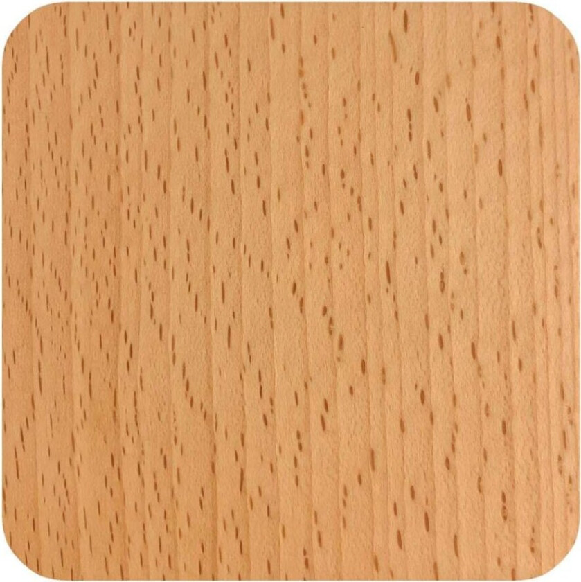 Bilde av Glassbrikke, Lys Tre - Firkantet - Nr. 1