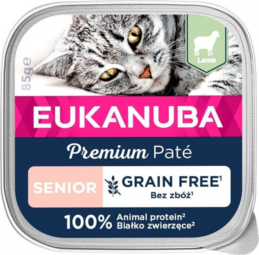 Eukanuba Cat Grain Free Senior Lamb 85 g