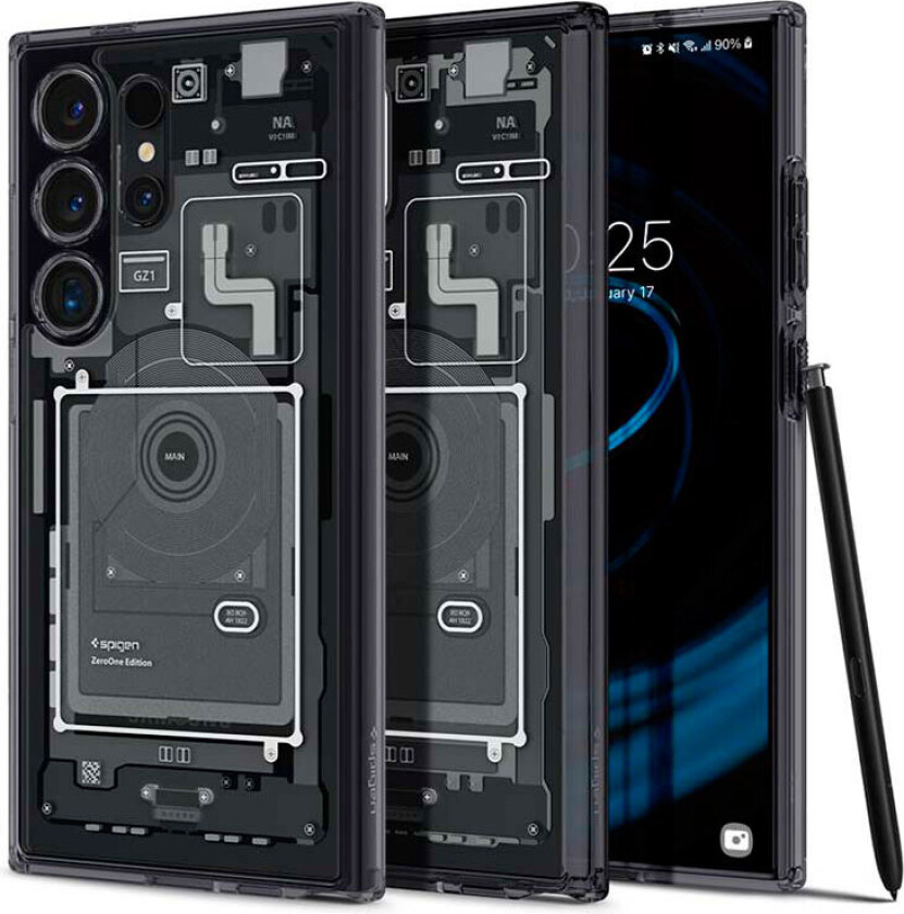 Ultra Hybrid Zero One, Omslag, Samsung, Galaxy S24 Ultra, 17,3 cm (6.8"), Svart