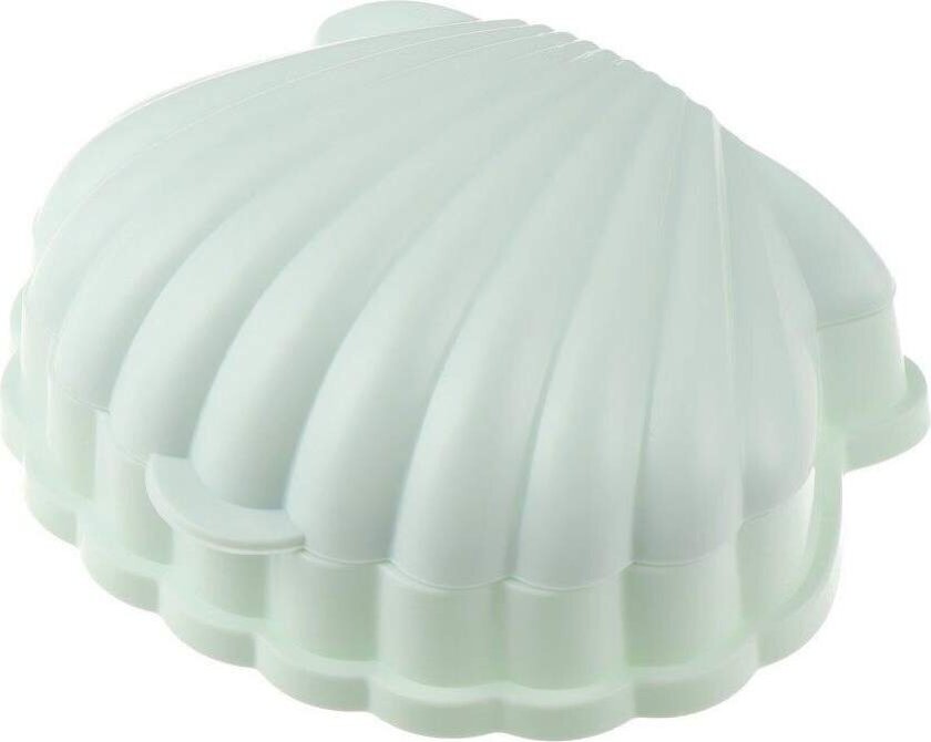 Bærbar såpekopp - skjell - plast