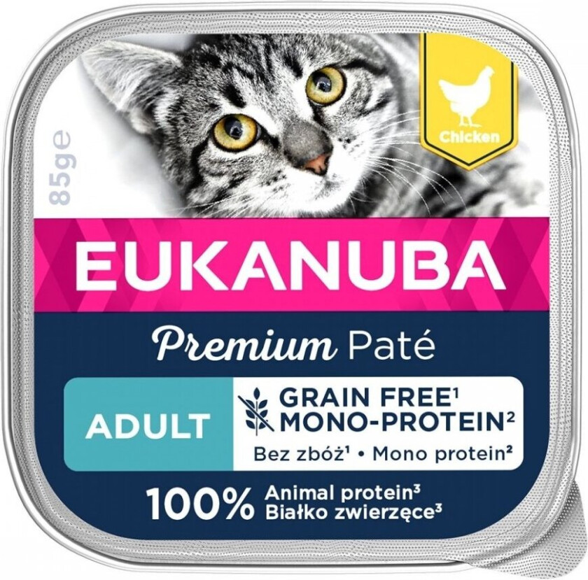 Eukanuba Cat Grain Free Adult Chicken 85 g