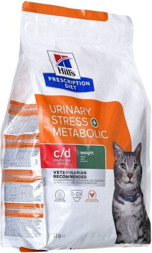 Hill's Prescription Diet Feline c/d Urinary Stress + Metabolic Chicken (1,5 kg)