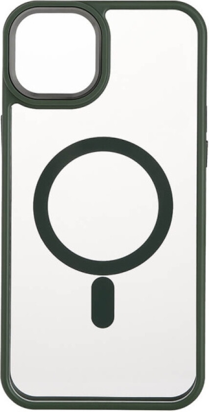Phone Case Bumper MagSeries Green & Clear - iPhone 15 Plus