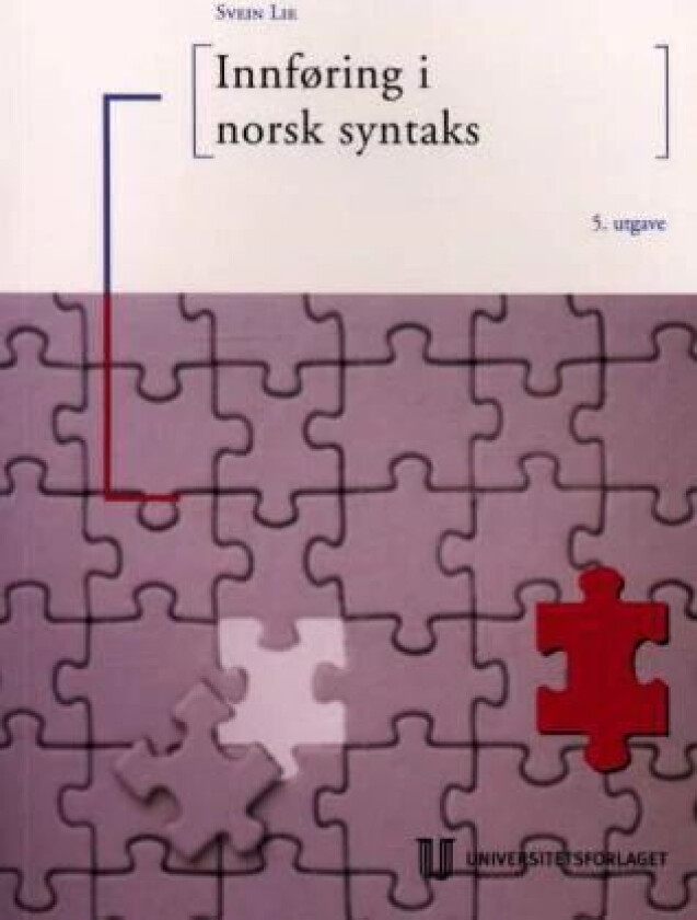 Innføring i norsk syntaks av Svein Lie