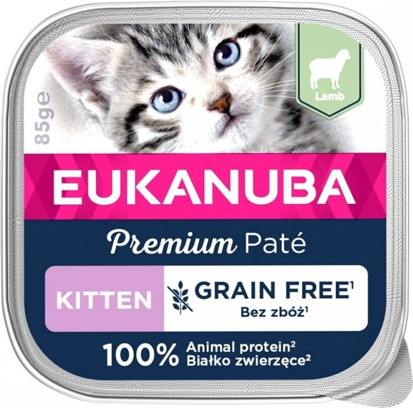 Eukanuba Cat Grain Free Kitten Lamb 85 g