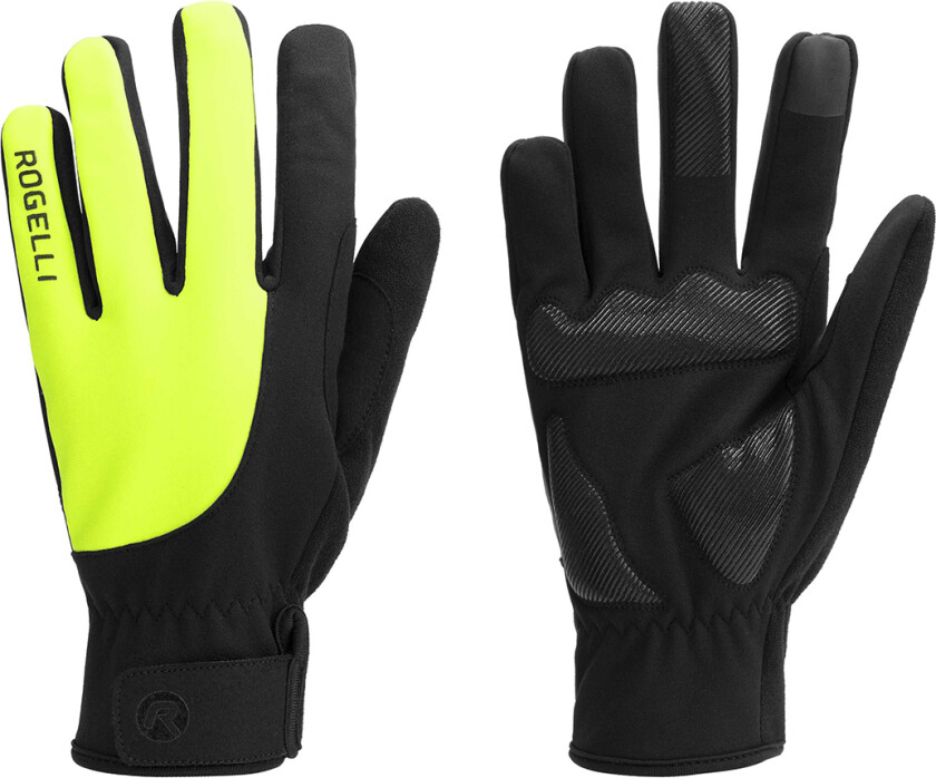 Core II Winter Windproof gloves 23/24, sykkelhansker, unisex Fluor Geel