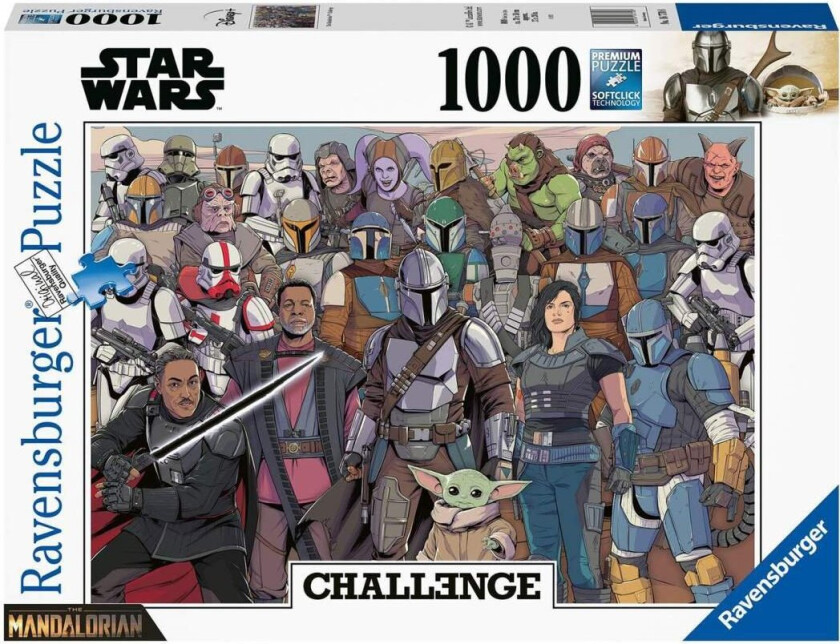 The Mandalorian, Puslespill - Challenge - 1000 brikker