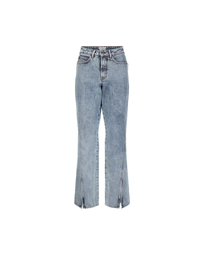 Iben Edge Jean Ht Jeans Blå  female M