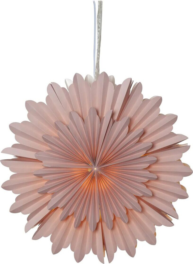 Crystal adventsstjerne Ø 50 cm Rosa