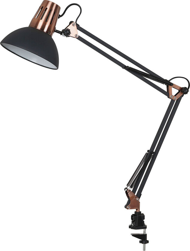 AIRAM ARIA clip bordlampe vegglampe Svart / Kobber