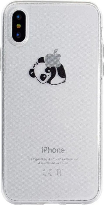 iPhone XR Plast Deksel m. Print - Panda
