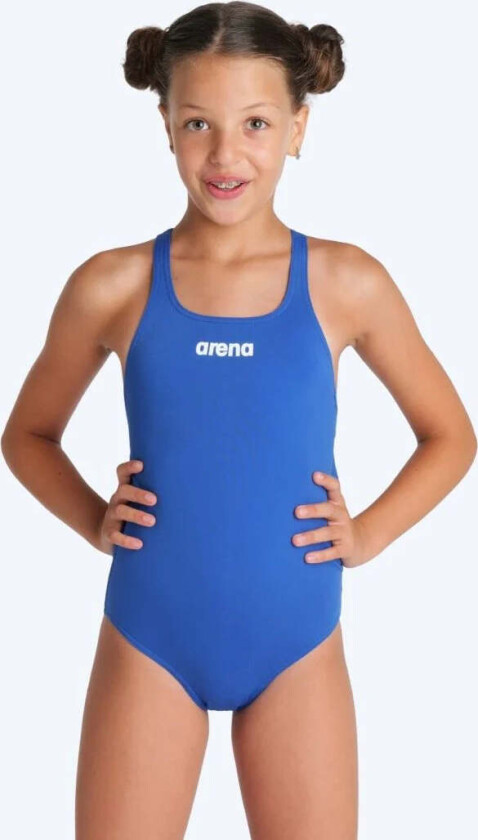 badedrakt til jenter - Team Swim Pro Solid - Lyseblå