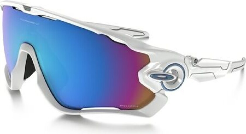 Bilde av Jawbreaker Polished White w/Prizm Sapphire Snow, multisportbrille White w/ PRIZM Sapph