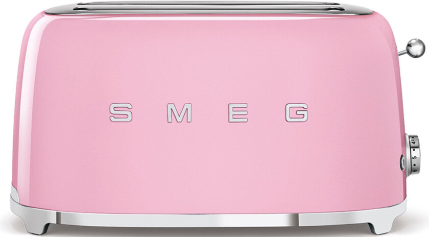 SMEG Brødrister pastellrosa Tsf02pkeu