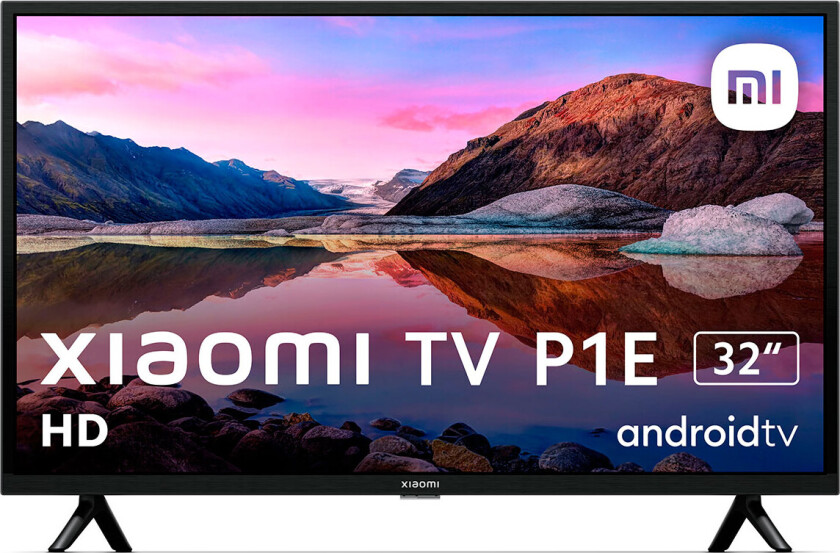 P1E - 32 Diagonalklasse LED-bakgrunnsbelyst LCD TV - Smart TV - Android TV - 720p 1366 x 768 - svart