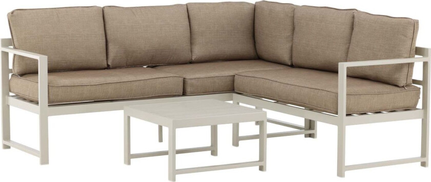 Salvador salongsett 2 deler beige,hvit.