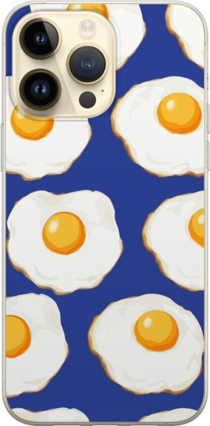 Mobildeksel til Apple iPhone 15 Pro Max med Stekte egg motiv