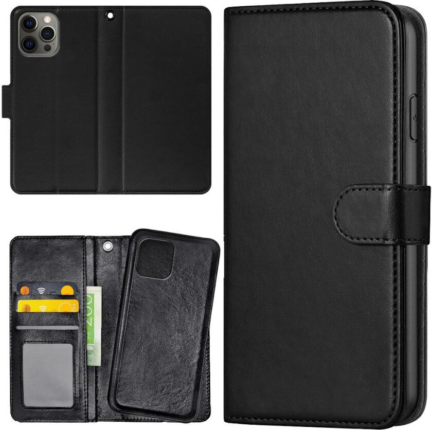 iPhone 13 Pro Max - Lommebok Deksel Svart