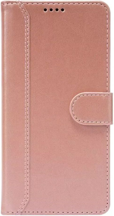 iPhone SE (2022 / 2020) / 8 / 7 Flip Deksel med Lommebok - Vertikal Sying - Rose Gold