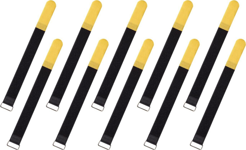 RockBoard Cable Ties, 10 pcs. Large - Yellow