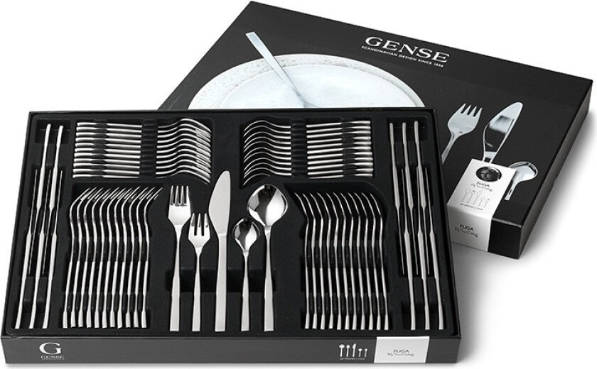 - Fuga Cutlery Stainless Steel, 60 pc