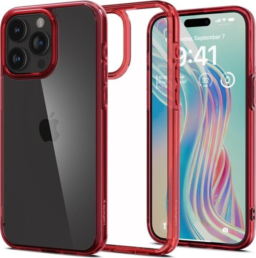 ACS07054, Etui, Apple, iPhone 15 Pro Max, 17 cm (6.7"), Rød