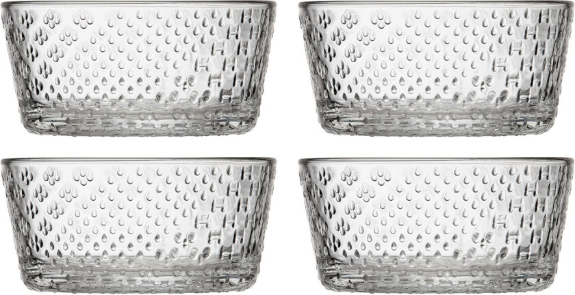 iittala Tundra skål 25 cl 4-pakning Klar