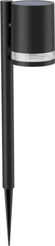 Fyce Trädgårdslampa Rak Solcell Ultra Efficient LED 200lm Svart