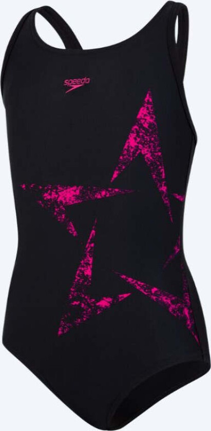 badedrakt til jenter - Boomstar Placement Flyback - Svart/rosa