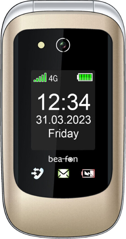 Bea-fon Silver Line SL720i - champagne-silver - 4G feature phone - GSM