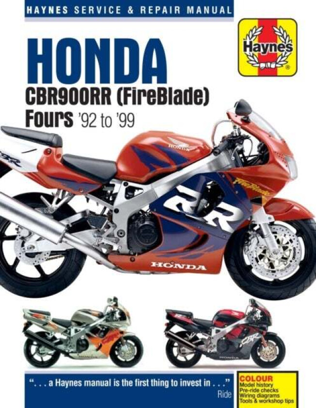 Honda CBR900RR FireBlade (92 - 99) Haynes Repair Manual av Haynes Publishing