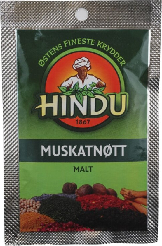 Muskatnøtt Malt 12g Pos