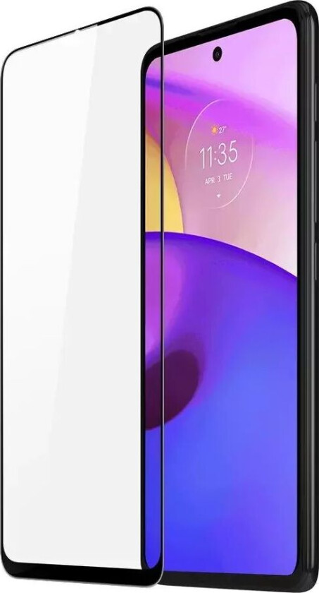 Motorola Moto E40 / E30 Skjermbeskytter - Full Fit - Svart Kant