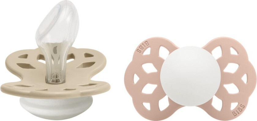 Pacifier Infinity Anatomical Silicone Vanilla Glow/Blush Glo