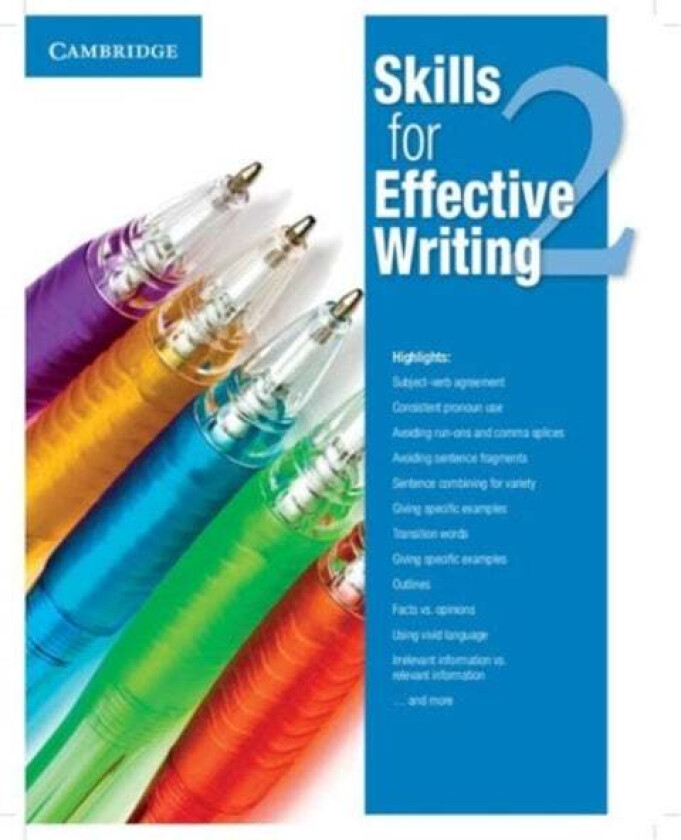Skills for Effective Writing Level 2 Student's Book