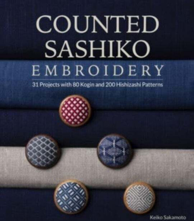 Counted Sashiko Embroidery av Keiko Sakamoto