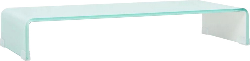 TV-benk glass grønn 80x30x13 cm