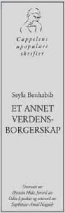 Et annet verdensborgerskap av Seyla Benhabib