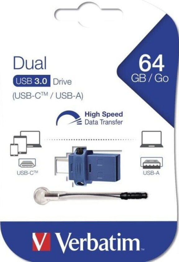 Store 'n' Go Dual USB Drive Type-C - 64GB - Minnepenn