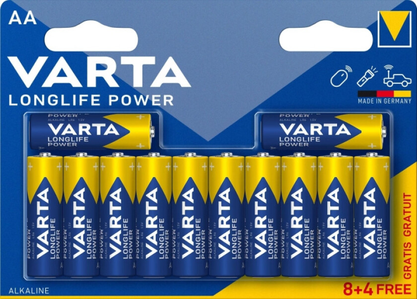 High Energy AA Engangsbatteri Alkalinsk