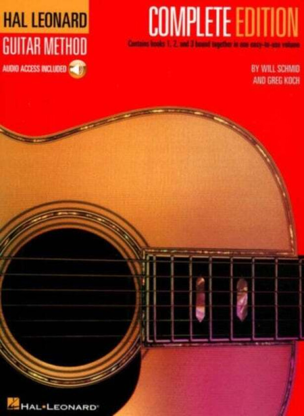 Hal Leonard Guitar Method Complete Edition + Audio av Will Schmid, Greg Koch