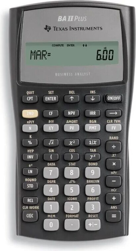 Bilde av Financial Calculator Ti-ba Ii Plus