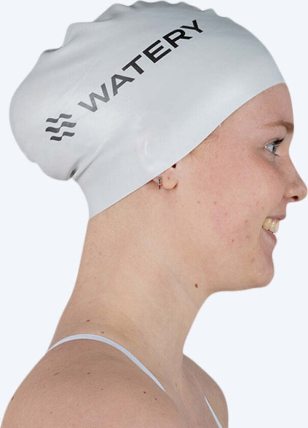 badehette til langt hår - Signature - Hvit