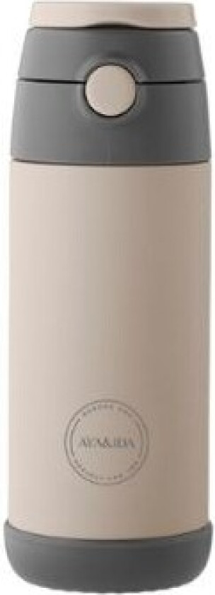 Kids Straw Bottle - Cream Beige - 350 ml