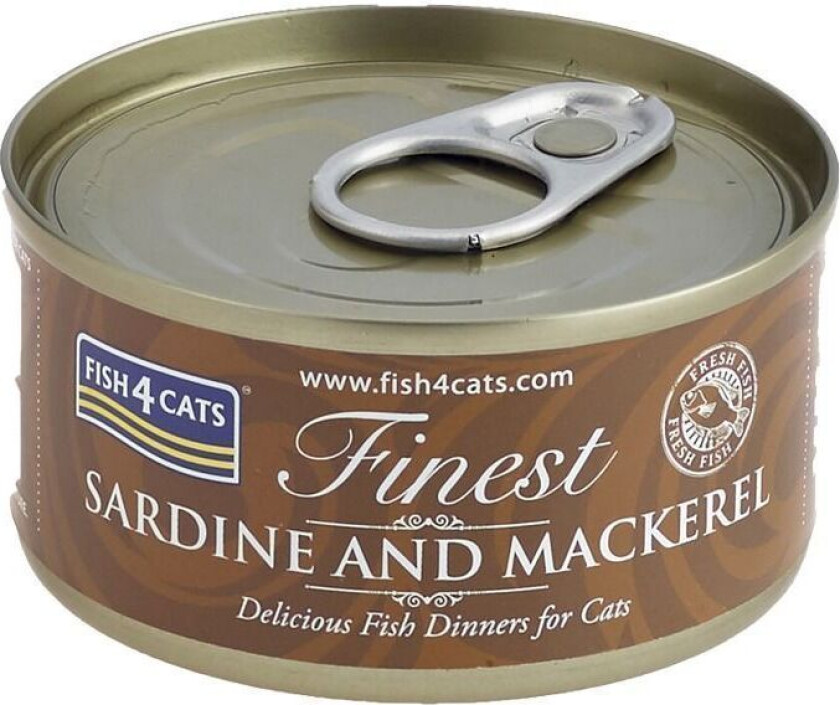 Finest Våtfôr Sardin og Makrell 70 g