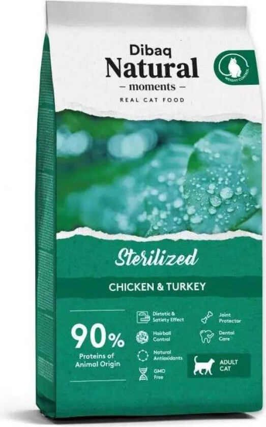 Cat Sterilized Chicken and Turkey Tørrfôr til katt 7 kg