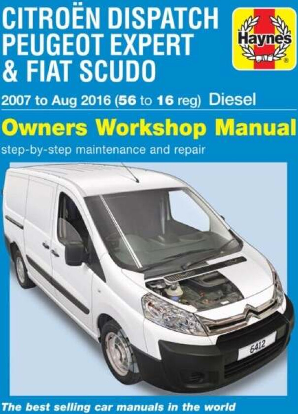 Citroen Dispatch, Peugeot Expert & FIAT Scudo Diesel ('07-Aug '16) 56 to 16