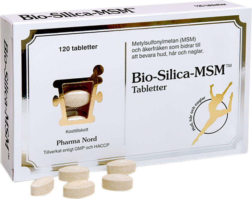 Bio-Silica-MSM tabletter, 120 stk.