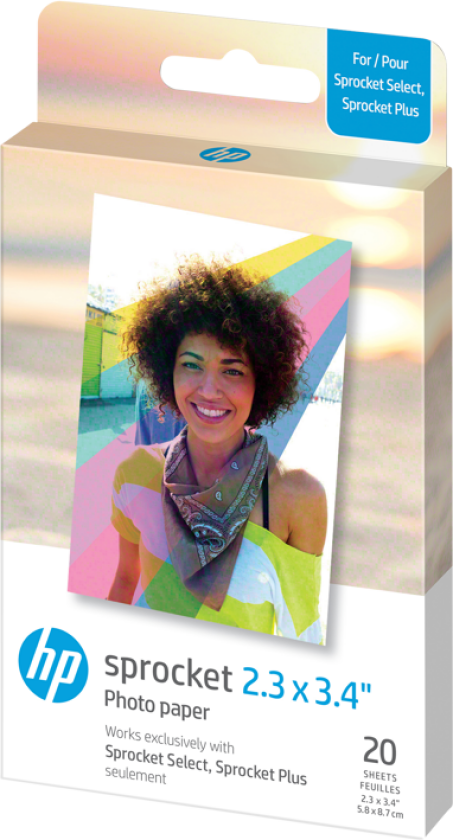 Sprocket Select / Spocket Plus Fotopapir 5,8 x 8,7 cm - 20 stk.
